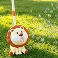 thumbnail image 3 of HTHLVMD Lion Push Bubble Machine, Bubble Walker Toy, Lion Push Bubble Blower, Automatic Bubble Machine Walker Toy With Handle, Outdoor Activity Toy With 2 Bottles of Bubble Solution, Orange, 3 of 8