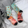 thumbnail image 5 of Picia Floating Colorful Cereal Print Athletic Socks for Men & Women – Cushioned Moisture-Wicking Crew Socks for Sports, Running, and Training, Soft & Breathable Size 5-11, 5 of 6