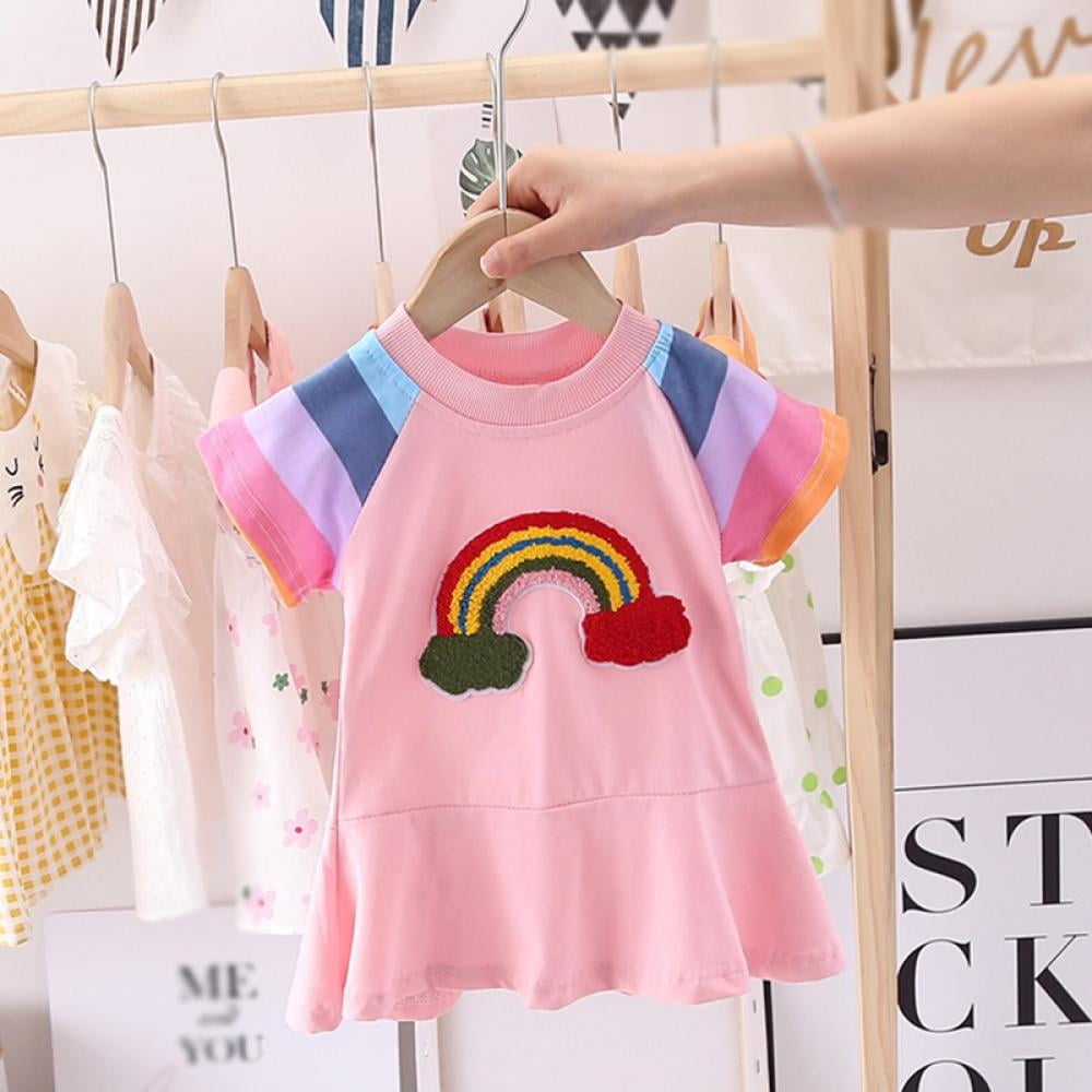 Pink 12-18M discount 90% NoName casual dress KIDS FASHION Dresses Embroidery 
