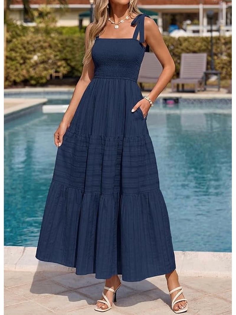 hot pink dress midi Tie Waist Size:IT 48 360 Stretch Complete the look with Prom Blue Dress A