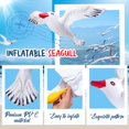 thumbnail image 3 of Globos inflables con forma de gaviota Foilswirl, 62 x 35 cm, 6 unidades, 3 of 6