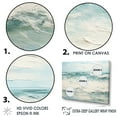 thumbnail image 3 of Designart "Minimalistic Horizon Of The Waves I" Coastal Ocean Wall Art Prints, 3 of 7