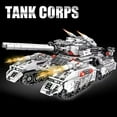 thumbnail image 3 of 2024 WW2 Military Vehicle Tank 8in1 Airplane Truck Model Building Blocks DIY Bricks Kids Construction Toys Gifts for Boys Adult, 3 of 8