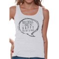 thumbnail image 1 of Awkward Styles Dog T-Shirt Bulldogs Make Me Happy Quote Tank Tops for Women, 1 of 4