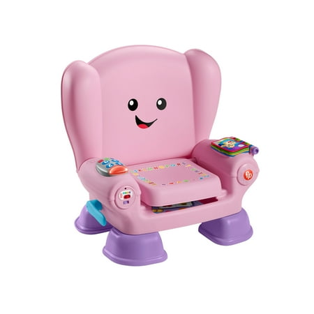 Fisher-Price Laugh & Learn Smart Stages Chair Electronic Learning Toy for Toddlers, Pink