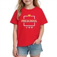 thumbnail image 6 of Piuwrlz Girl Graphic Shirts Tops Girls Short T-Shirts Sleeve Cotton Pullover Red Size 7 Years, 6 of 10