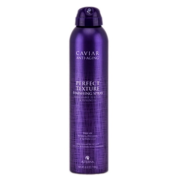 Size : 6.5 oz , Alterna Caviar Anti-Aging Perfect Texture Finishing Spray Hair - Pack of 3 w/ Sleekshop Teasing Comb