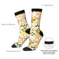thumbnail image 4 of KLL Hawaii Palms Print Cool Socks Men's Women's Crew Socks Funny Crazy Novelty Stockings, 4 of 6