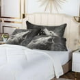 thumbnail image 7 of GZHJMY Grey Roaring Wolf Plush Pillow Case,Zippered Bed Pillow Pillowcases,Super Soft and Cozy Pillowcase Covers for Sleep - King Size 20x40in Home Decor, 7 of 7