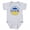 Heather Gray, variant on CafePress - Peace Love Ukraine Body Suit - Cute Infant Bodysuit Baby Romper - Size Newborn - 24 Months
