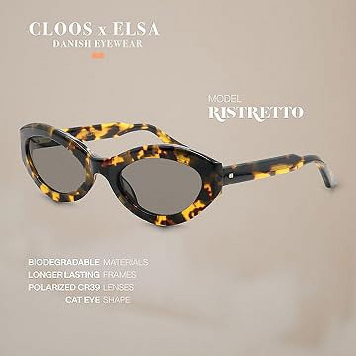 Christopher Cloos x Elsa Hosk Round Vintage Polarized  display picture 3