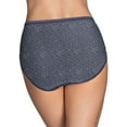 thumbnail image 3 of Women's Vanity Fair 13108 Illumination Hi-Cut Brief Panty (Mercury Print 9), 3 of 3