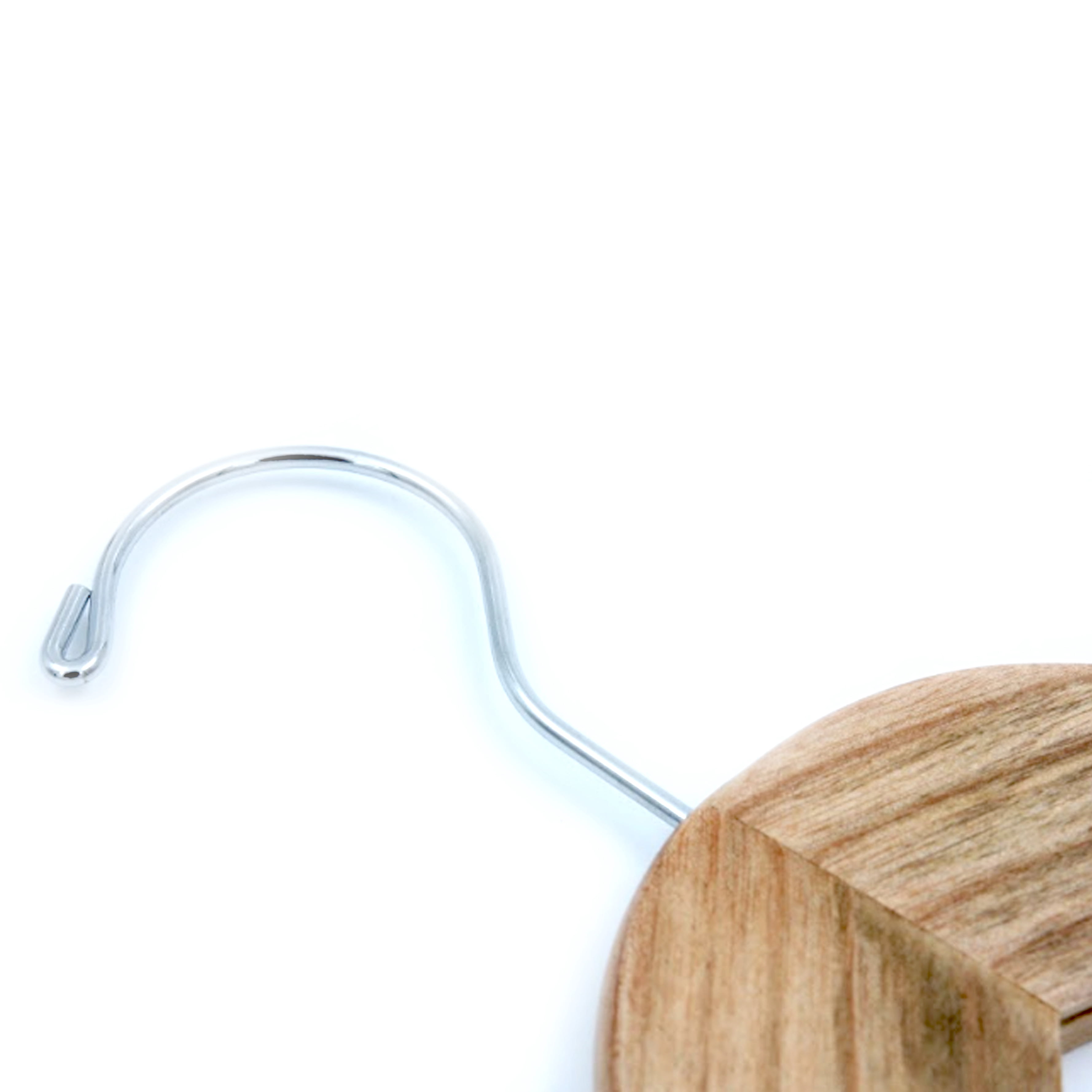 SSWBasics Bamboo Hangers For Clothes  - Hanger 17" - Case of 50