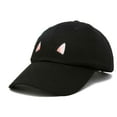 thumbnail image 4 of DALIX Cat Ears Hat Womens Cute Baseball Cap in Black, 4 of 6