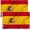 Polyester - Pack of 2, variant on Anley Fly Breeze 3x5 Foot Spain Flag - Spainish National Flags Polyester with Brass Grommets