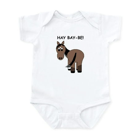 

CafePress - Hay Bay Be! Horse Infant Bodysuit - Baby Light Bodysuit Size Newborn - 24 Months