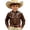 Z3 Brown, variant on Norvella Boys Western Print Button Down Shirt Collared Short Sleeve Cowboy Graphic Casual Vacation Summer Top