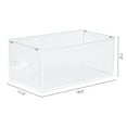 thumbnail image 4 of Unique Bargains Storage Bin with Handles Collapsible Storage Basket for Organizing Clothes, 4 of 7