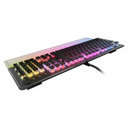 ROCCAT - Vulcan II Max Full-size Wired Keyboard with Optical Titan Switch, RGB Lighting, Aluminum Top Plate and Palm Rest - Black