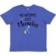 thumbnail image 3 of Inktastic No Mistakes, Just Miracles Down Syndrome Awareness Youth T-Shirt, 3 of 5
