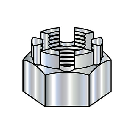 

1/2-20 Castle Nut Zinc (Pack Qty 150) BC-51NHC