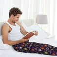 thumbnail image 5 of Hirioo Halloween for Men's PJ Pajama Pants Sleep Pants Men's Home Trousers with Pockets,S-3XL-Small, 5 of 6