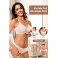 thumbnail image 4 of Bra Vertvie para mujer, sin costuras, sin aros, cobertura total, 4 of 7