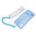 thumbnail image 2 of Old Style Retro Wall Phone, Waterproof Mute Button Wired Telephone Rebroadcast Dustproof  For Hotel Red,White,Blue, 2 of 8