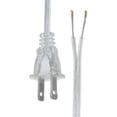 thumbnail image 3 of B&P Lamp® Clear Silver Lamp Cord, 6 Foot Long SPT-1 Wire, UL Listed, 3 of 3