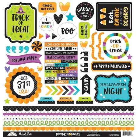 Doodlebug Designs Cardstock Alphabet Stickers - Doodlebug Cardstock Stickers 12