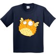 thumbnail image 3 of Inktastic Cute Pufferfish Youth T-Shirt, 3 of 5