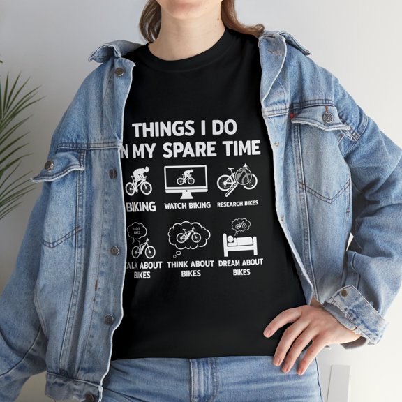Things I Do In My Spare Time Mountain Bike Biking Funny T-shirt