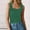 Green, variant on Plus Size Soft Summer Women Tops Spring and Summer Hot Girl Solid Color V-neck Tank