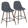 thumbnail image 1 of Pebble Mid-Century Modern Counter Stool by LumiSource, 1 of 9