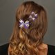 thumbnail image 2 of Ofertas Únicas 3 Piezas Clip de Pico de Pato Diadema de Halloween para Mujeres Morado Blanco, 2 of 5