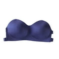 thumbnail image 5 of Strapless Bra Wrap Chest Chest Pad Massage Hosiery Women Tube Top Strapless No Steel Ring Bra, 5 of 6