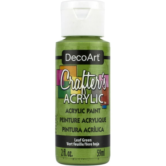 DecoArt Crafter's Acrylic Paint, 2 oz., Leaf Green