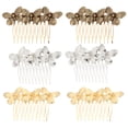 thumbnail image 1 of Shisuyan Gold Butterfly Comb 6Pcs 3.3x2in, 1 of 8