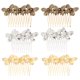 thumbnail image 1 of 6 pinzas para el pelo vintage con diseño de mariposas, para boda, para novia, 1 of 5