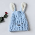 thumbnail image 2 of Dry Hair Cap Absorbent Fast Drying Rabbit Ears Hair Turban Hair Wrap for Adults, 2 of 8