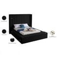 thumbnail image 5 of Meridian Furniture Kiki Solid Wood and Velvet Queen Bed in Black, 5 of 6
