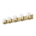 thumbnail image 3 of 492-5V-BN-Z-Lite-Beckett - 5 Light Bath Vanity In Transitional Style-7.25 Inches Tall and 42 Inches Wide-Brushed Nickel Finish, 3 of 7