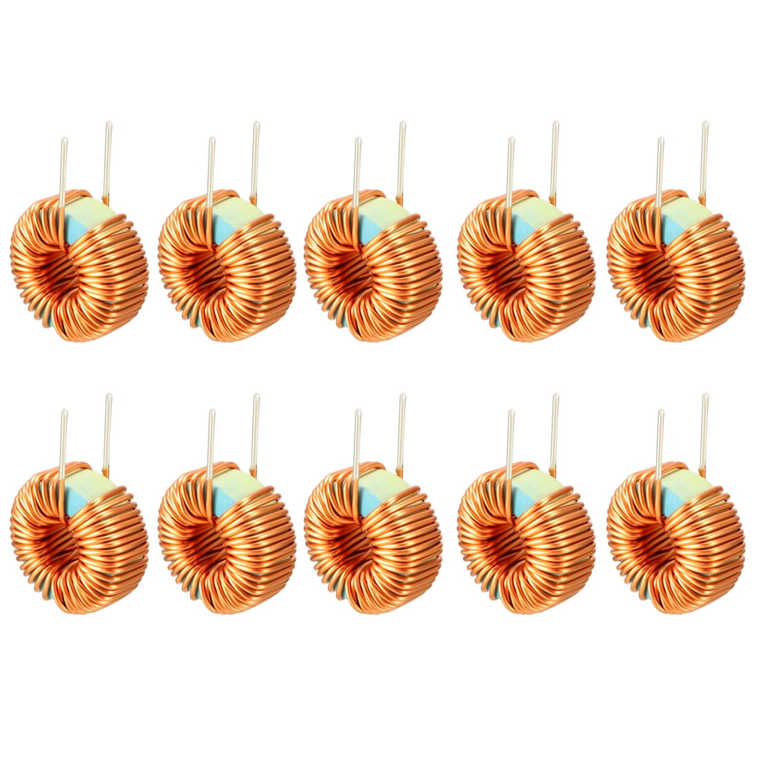 Lot De 10 Inductances Toroïdales Uxcell - 47uH 5A, Fil Bobiné, 6.5x15mm