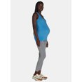 thumbnail image 2 of Time and Tru Maternity Active Racerback Tank Top, Sizes S-XXL, 2 of 5