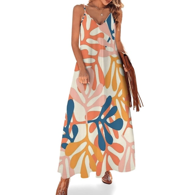 MATISSE: Berggruen and Cie Vestido sin mangas con estampado artístico publicitario vintage Vestidos formales para ocasiones especiales para mujer