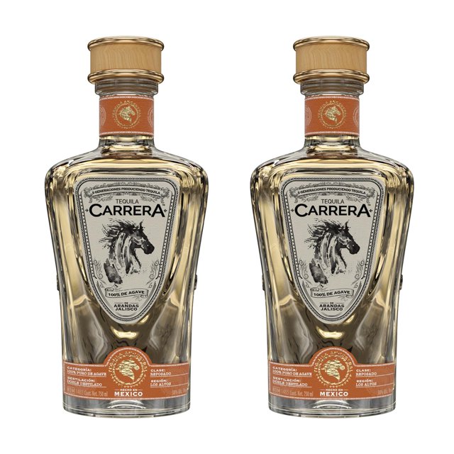 Pack de 2 Tequila Carrera Reposado 750 ml
