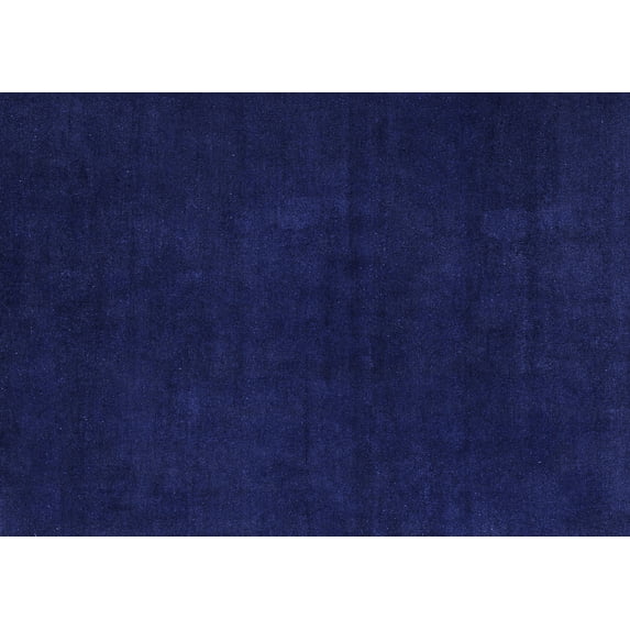 Ahgly Company Indoor Rectangle Abstract Blue Modern Area Rugs, 7' x 10'