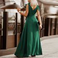 thumbnail image 4 of Sngxgn Women Adjustable Spaghetti Dress Full Slip Dress(Green,S), 4 of 9