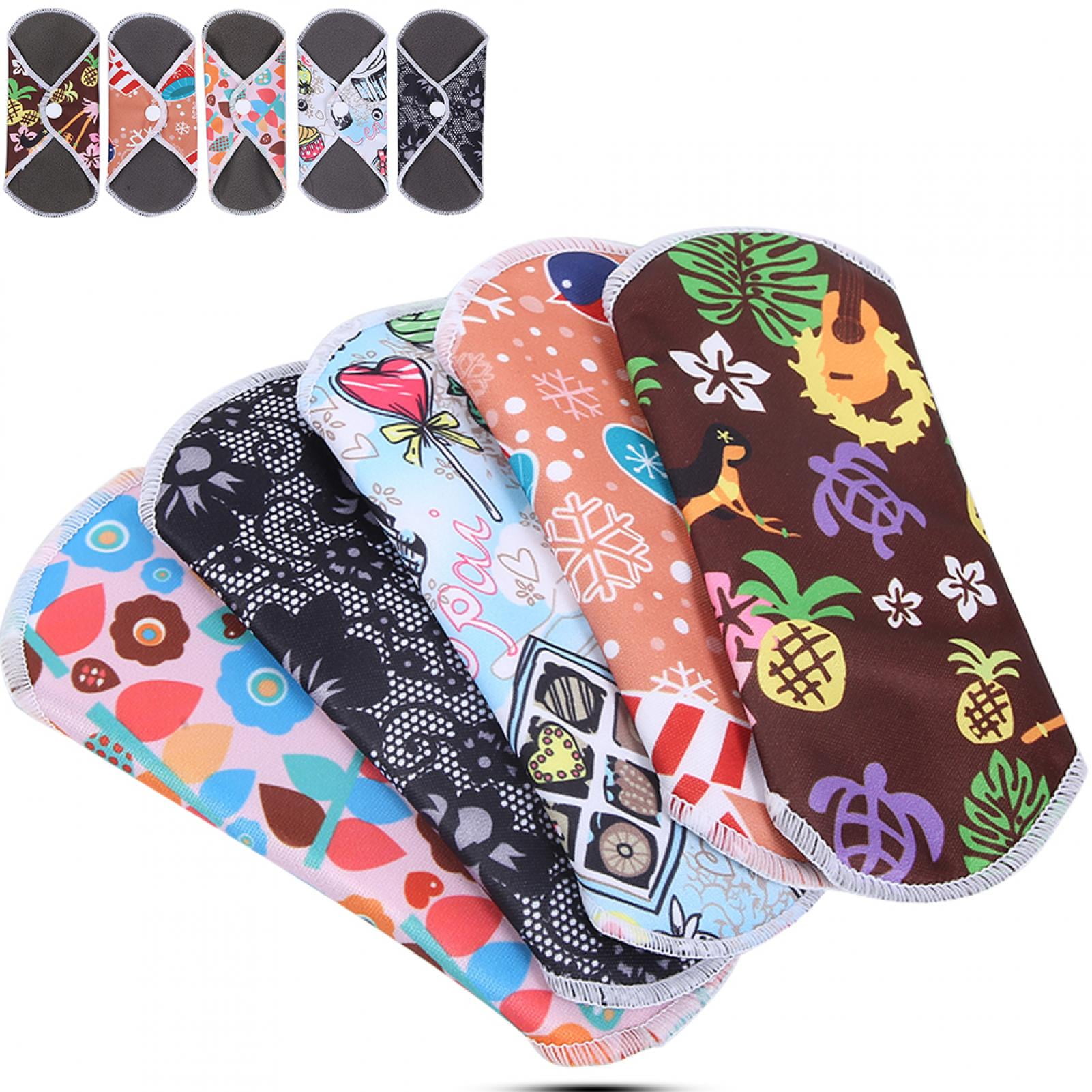 EOTVIA Sanitary Pad Reusable Menstrual Pads Long Service Life Washable High Reliability Anti‑allergic Business For Menstrual Women Home Office