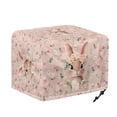 thumbnail image 6 of TSOVTHRID Rabbit Bunny Rose Dais Print 2 Slice Toaster Cover Kitchen Bakeware Protector, Keep Toaster Free From Dust And Fingerprint Oven Dustproof Cover Easter Decoration, 6 of 8